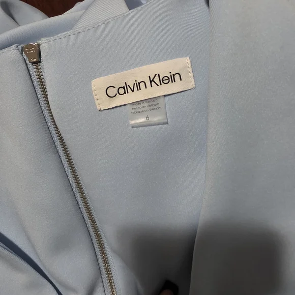 Calvin Klein Light Blue Midi Dress - Picture 4 of 5